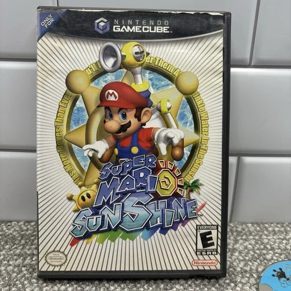 Super Mario Sunshine Nintendo Game Cube Exc Cond Tested Works